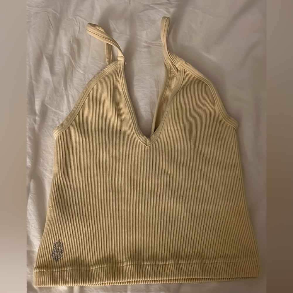 Free People Movement Happiness Runs V Neck Crop